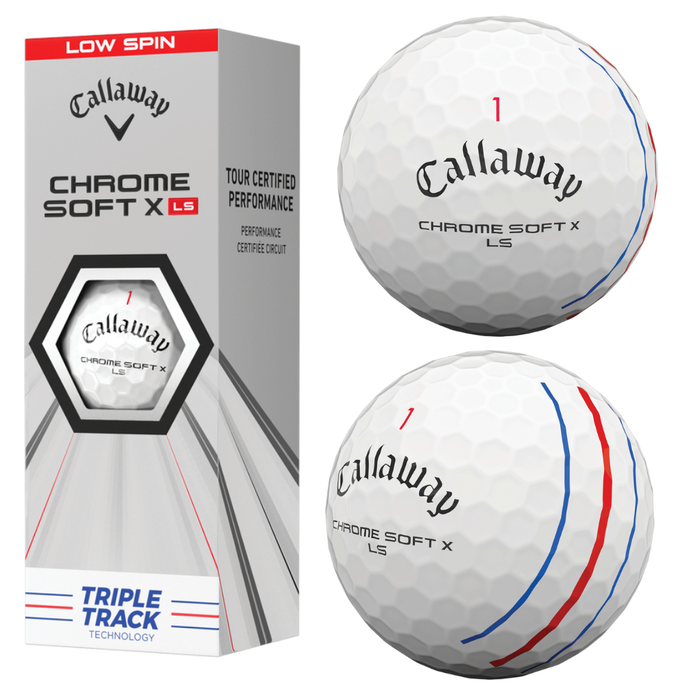 Callaway Chrome Soft X LS Triple Track Golf Balls